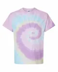 Multi-Color Tie-Dyed T-Shirt Jellybean