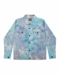 Tie-Dyed Denim Jacket Lagoon