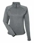 Women's Marbled Jersey Fairway Quarter-Zip Pullover Carbon Marble