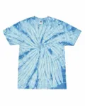Multi-Color Tie-Dyed T-Shirt SPIDER BABY BLUE