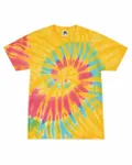 Multi-Color Tie-Dyed T-Shirt Aurora