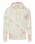 Midweight Tie-Dyed Hooded Sweatshirt Tie Dye Dusty Pink
