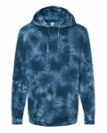 Midweight Tie-Dyed Hooded Sweatshirt Tie Dye Navy