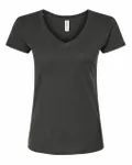 Women's Fine Jersey V-Neck T-Shirt Charcoal
