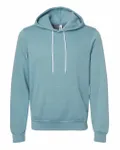 Bella + Canvas Unisex Sponge Fleece Pullover Hoodie Heather Blue Lagoon