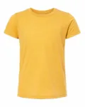 Bella + Canvas Youth Triblend Short-Sleeve T-Shirt Mustard Triblend