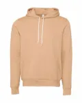 Bella + Canvas Unisex Sponge Fleece Pullover Hoodie Heather Sand Dune