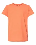 Bella + Canvas Youth Triblend Short-Sleeve T-Shirt Orange Triblend