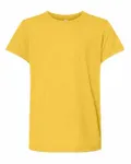Bella + Canvas Youth Triblend Short-Sleeve T-Shirt Yellow Gold Triblend