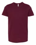 Bella + Canvas Youth Jersey T-Shirt Maroon
