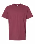 American Apparel Unisex CVC T-Shirt Heather Cranberry