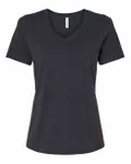 Bella + Canvas Ladies' Relaxed Jersey V-Neck T-Shirt Dark Grey