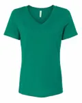 Bella + Canvas Ladies' Relaxed Jersey V-Neck T-Shirt Kelly