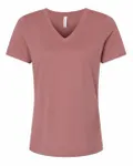 Bella + Canvas Ladies' Relaxed Jersey V-Neck T-Shirt Mauve
