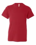 Bella + Canvas Youth Jersey T-Shirt RED