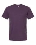 American Apparel Unisex CVC T-Shirt Heather Eggplant