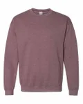 Gildan Adult Heavy Blend Adult 8 oz., 50/50 Fleece Crew Heather Dark Maroon