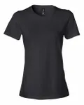 Gildan Ladies' Softstyle T-Shirt BLACK