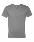 Next Level Apparel Men's CVC V-Neck T-Shirt Dark Heather Grey