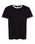 Next Level Apparel Unisex Ringer T-Shirt Black/ Natural