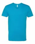 Next Level Apparel Men's CVC V-Neck T-Shirt Turquoise