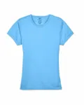 UltraClub Ladies' Cool & Dry Sport Performance InterlockT-Shirt Columbia Blue