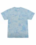 Tie-Dye Crystal Wash T-Shirt Crystal Carolina Blue