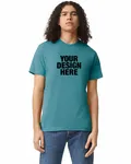 American Apparel Unisex CVC T-Shirt Heather Arctic