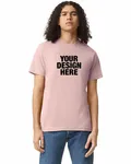 American Apparel Unisex CVC T-Shirt Heather Blush