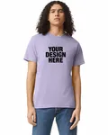 American Apparel Unisex CVC T-Shirt Heather Lilac