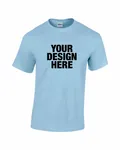 Gildan Adult Heavy Cotton T-Shirt Light Blue