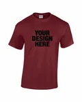 Gildan Adult Heavy Cotton T-Shirt Maroon