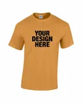 Gildan Adult Heavy Cotton T-Shirt Old Gold