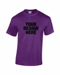 Gildan Adult Heavy Cotton T-Shirt PURPLE