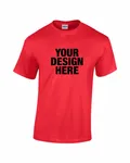 Gildan Adult Heavy Cotton T-Shirt RED