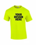Gildan Adult Heavy Cotton T-Shirt SAFETY GREEN