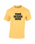 Gildan Adult Heavy Cotton T-Shirt Yellow Haze