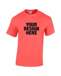 Gildan Adult Heavy Cotton T-Shirt Coral Silk