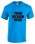 Gildan Adult Heavy Cotton T-Shirt Heather Sapphire