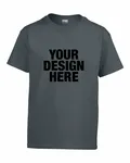 Gildan Youth Ultra Cotton T-Shirt Charcoal