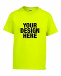 Gildan Youth Ultra Cotton T-Shirt SAFETY GREEN