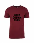 Next Level Apparel Unisex Cotton T-Shirt Maroon