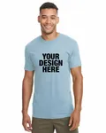 Next Level Apparel Unisex Cotton T-Shirt Stonewash Denim