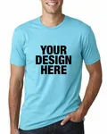 Next Level Apparel Unisex Cotton T-Shirt Tahiti Blue