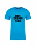 Next Level Apparel Unisex Cotton T-Shirt Turquoise