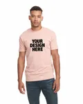 Next Level Apparel Unisex Cotton T-Shirt Desert Pink