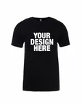Next Level Apparel Unisex Cotton T-Shirt BLACK
