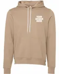 Bella + Canvas Unisex Sponge Fleece Pullover Hoodie TAN