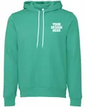 Bella + Canvas Unisex Sponge Fleece Pullover Hoodie TEAL