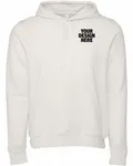Bella + Canvas Unisex Sponge Fleece Pullover Hoodie VINTAGE WHITE